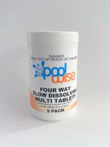 Pool: Slow Dissolving Tri-Chlor Tablets