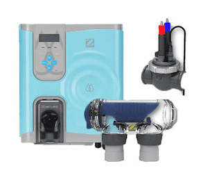 Mineral Salt Pool Chlorination Systems: Zodiac Hydroxinator Large iQ PRO Mineral Chlorinator (pH & ORP sensor)