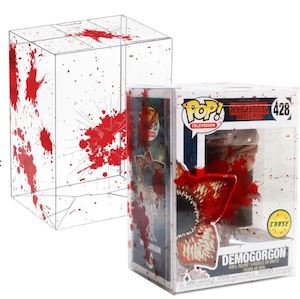 Core Range Protectors: 4" Pop Vinyl Protector (3.75") - 0.40mm (Blood with Bullet Holes)