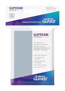 Ultimate Guard Supreme UX Sleeves Standard Size Transparent (50)