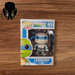 Tv Pop: TMNT Leonardo 63 (Greyscale)