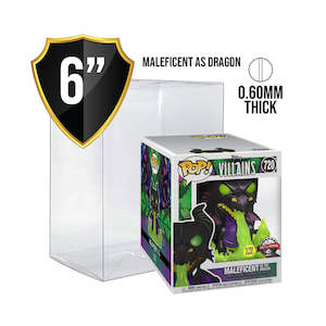 6 Protectors: 6" Maleficent as Dragon Pop Vinyl Protector