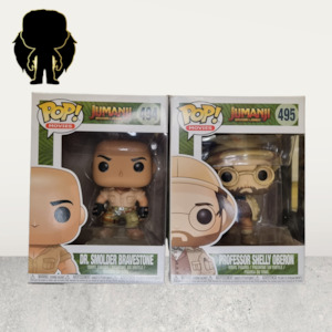 Sets: Jumanji - Dr Smolder Bravestone 494 & Professor Shelly Oberon 495
