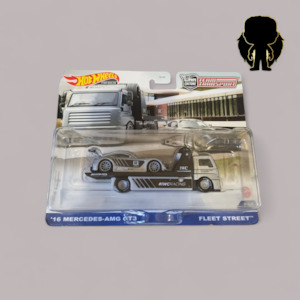 Hot Wheels Die Cast: Mattel Hot Wheels - '16 Mercedes AMG GT3 & Fleet Street #48