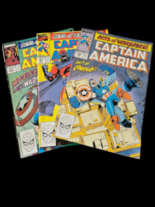 Comic Books: Comic Book - Acts of Vengeance Captain America #365 - #367