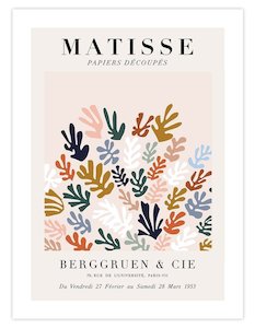 Henri Matisse Art Prints: Matisse Papiers Decoupes La Gerbe