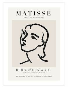 Henri Matisse Art Prints: Matisse Nadia Aux Cheveux Lisses