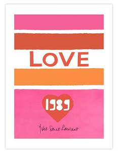 Mothers Day Art Prints Edit: Yves Saint Laurent Love 1989
