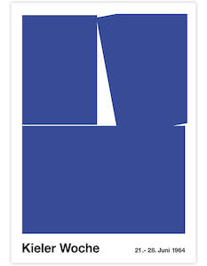 Christmas Gift Guide Wall Art Prints For Men: Kieler Woche 1964