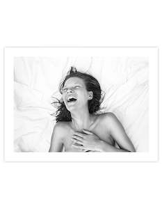 Teenage Girls Room Art Prints: Kate Moss Laughing