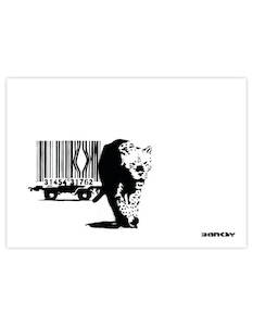 Teenage Boys Room Art Prints: Barcode Leopard