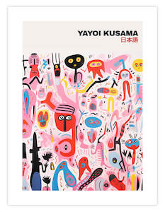 Exhibition Posters Art Prints: Yayoi Kusama Exhibition Poster