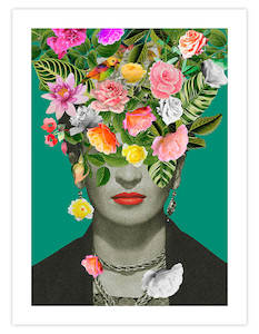 Floral Art Prints: Floral Frida