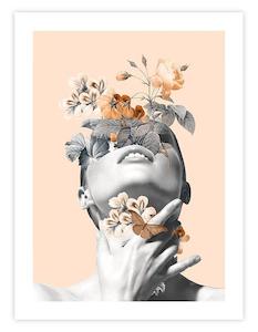 Floral Art Prints: Inner Beauty