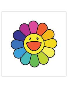 Japanese Art Prints: Rainbow Flower