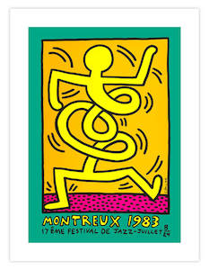Unframed Art Prints: Montreux Jazz Festival 1983 (Yellow Man)