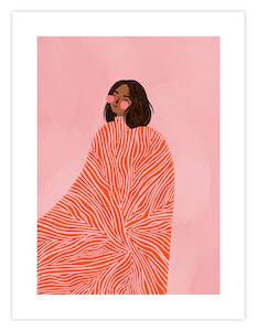 Unframed Art Prints: The Woman With The Swirls