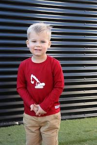 Merino Tops: Merino Top - Digger Print - MT83