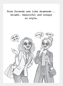 Quotes Wholsale: MM235 True friends are like diamonds (Pack of 6)