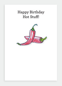 Quotes Wholsale: PR022 - Happy Birthday Hot Stuff (pack of 6)