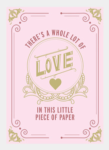 Quotes Wholsale: MM212 - There's a Whole Lot of Love (pack of 6)