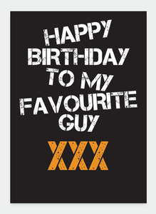 Quotes Wholsale: MM204 - My Favourite Guy (pack of 6)