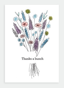 Thank You Wholesale: PR020 Thanks A Bunch (pack of 6)