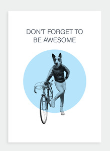 Fathers Day Wholesale: AA13 Don't forget to be awesome (Pack of 6)