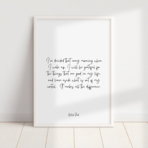 'I've decided' Print