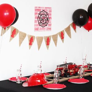 Kids Party Boxes: Vintage Fire Fighter | Party Box