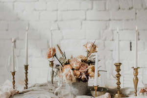Candle Holders: Brass Candlesticks