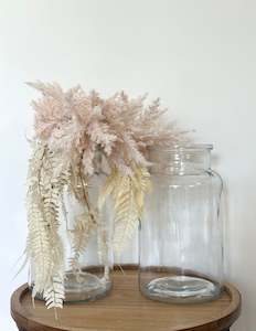 Misc: Large Glass Jar Vases
