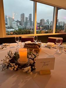 Decor Hire: Glass Cylinder with Pillar Candle