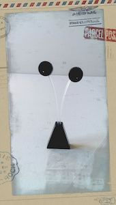 Small Black Earring Display