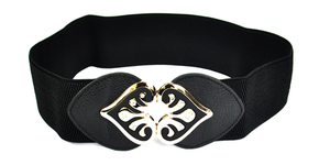 Belts: Heart Belt Black