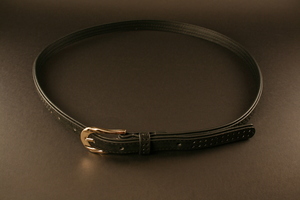 Belts: Skinny Dress Belt black