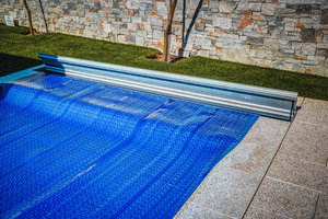 Products: Hidden pool cover box Underground pool cover roller