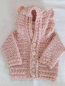 Bear Hoody - Wool - Apricot