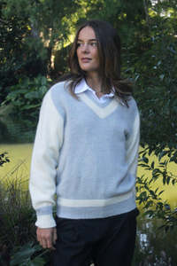 Lothlorian Knitwear: Varsity Alpaca Sweater