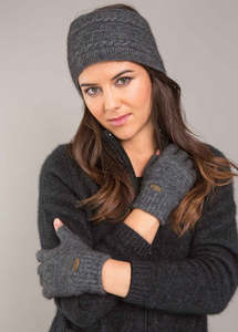 Cable Knit Possum Merino Headband