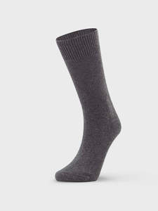 Plain Possum Merino Cushion Socks