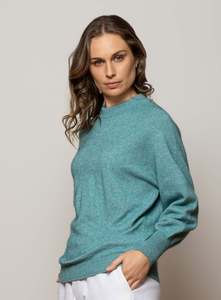 Aurora Dolman Crew Possum Merino + Cotton