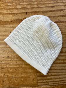 Moss Stitch Merino Baby Beanie