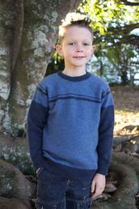Kids: Boys Possum Merino Striped Jumper