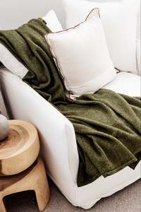 Homewares: Hermitage Possum Merino Throw