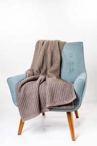 Homewares: Ribbed Knit Possum Merino Throw