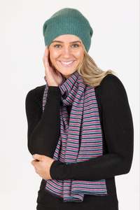 Native World: Six Colour Possum Merino Scarf