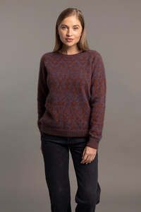 Mcdonald New Zealand: Fair Isle Possum Merino Pullover