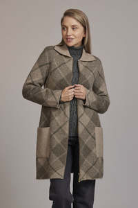 Tartan Possum Merino Overcoat