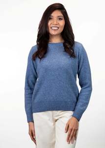 Moss Stitch Plated Possum Merino Jumper